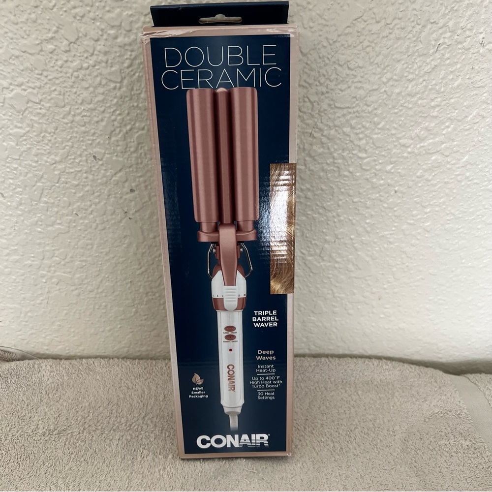 Conair Rose Gold Triple Barrel Hair Waver